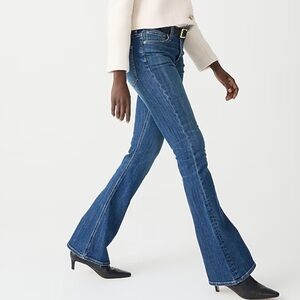 J crew Skinny flare jean in Wakeman wash